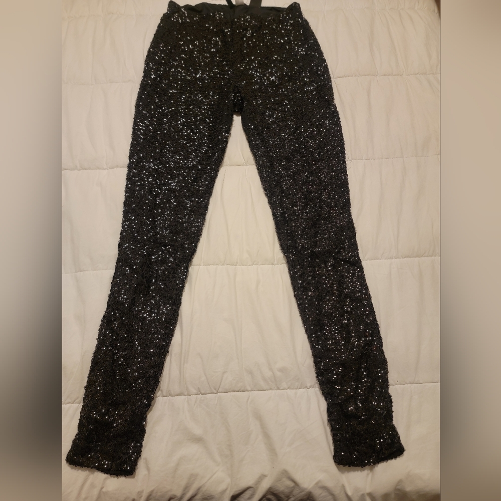 H&M sequin leggings